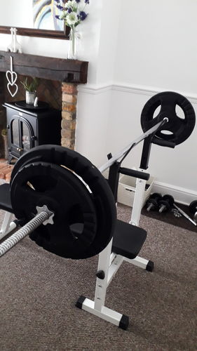 Customer photo review of STANDARD HOME gym Iron PLATE Disc  31mm