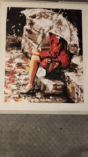 Customer photo review of Mujer de rojo