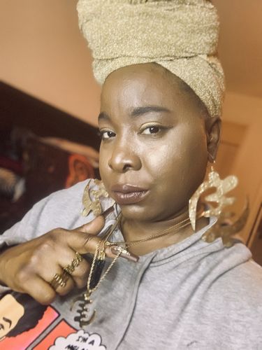 Customer photo review of Gye Nyame Adinkra Chain