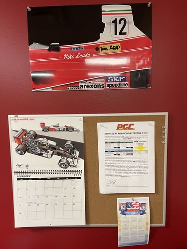 Customer photo review of [Exclusive] Giorgio Piola's 2021 Calendar