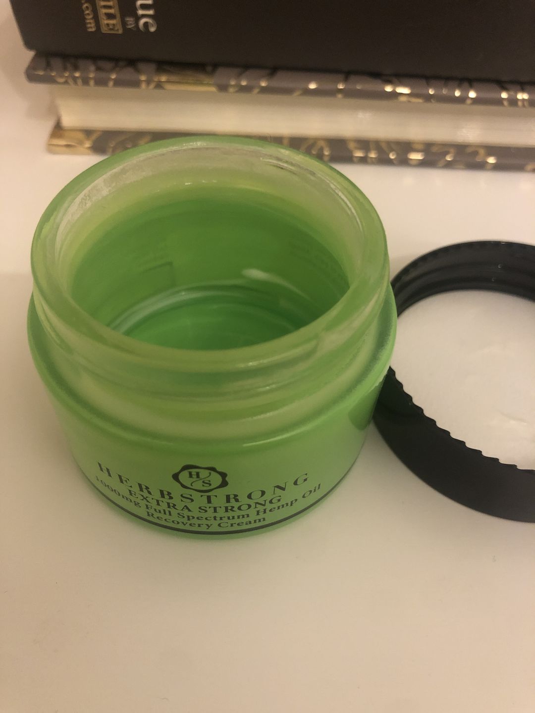 Customer photo review of Extra Strong Recovery Cream
