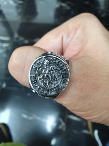 Customer photo review of ST  MICHAELS RING