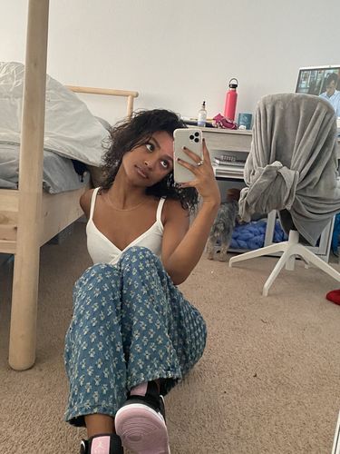 Customer photo review of Ripped skate jeans