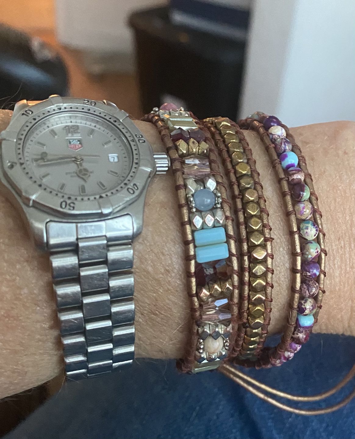 Customer photo review of Loving Heart Protection Wrap Bracelet