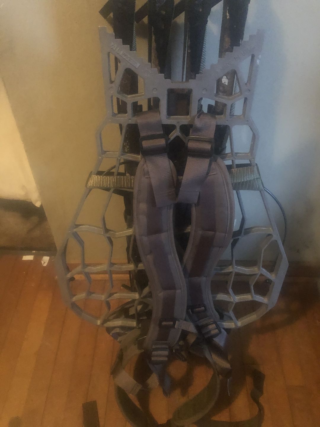 Customer photo review of Backpack Straps and Waist Support System