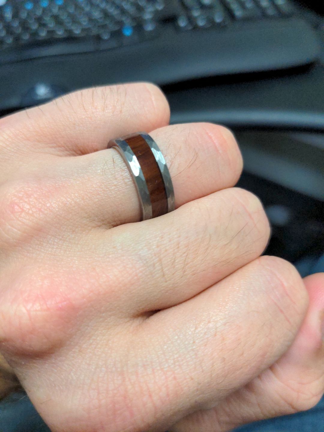 Customer photo review of Ironwood in Hammered Tungsten