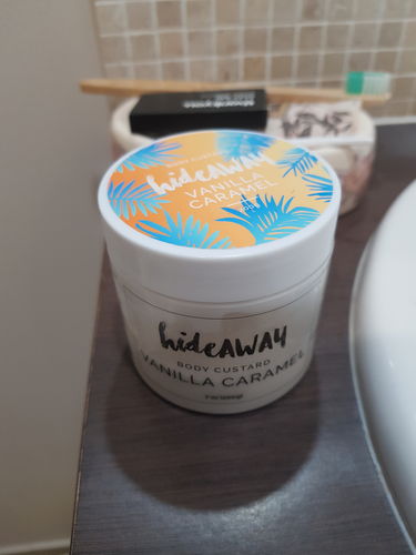 Customer photo review of Body Custard Triple Pack - Vanilla Caramel