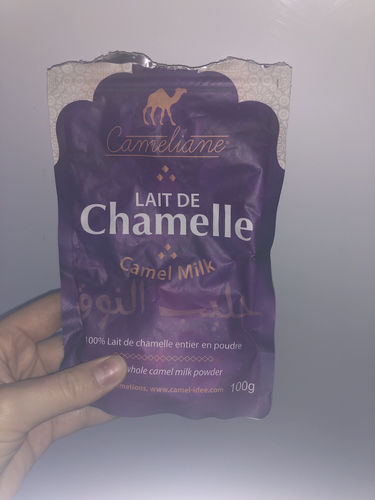 Customer photo review of LAIT DE CHAMELLE EN POUDRE 100 g