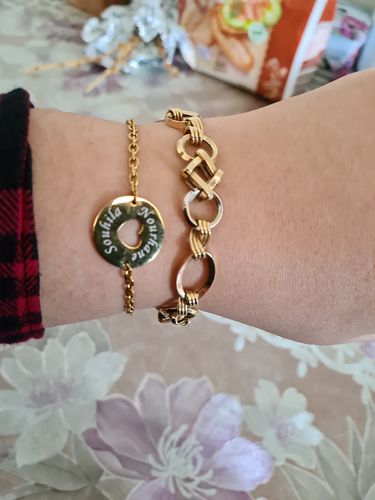 Customer photo review of Bracelets / Colliers Chaine Coeur