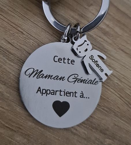 Customer photo review of Maman/Papa Génial Porte-Clé