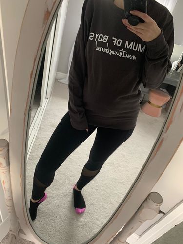 Customer photo review of Mum of Boys Hashtag Outnumbered Sweatshirt (MRK X)