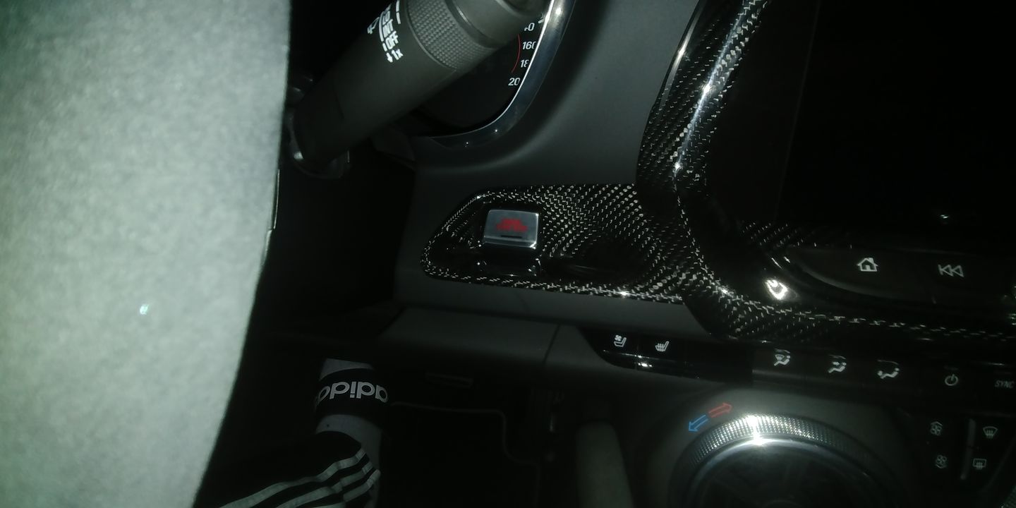 Customer photo review of Start/Stop Button Surround Trim Cover for 2016-2020 6th Gen Chevy Camaro