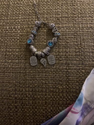 Customer photo review of Grandmother Granddaughter Unending Love Bracelets