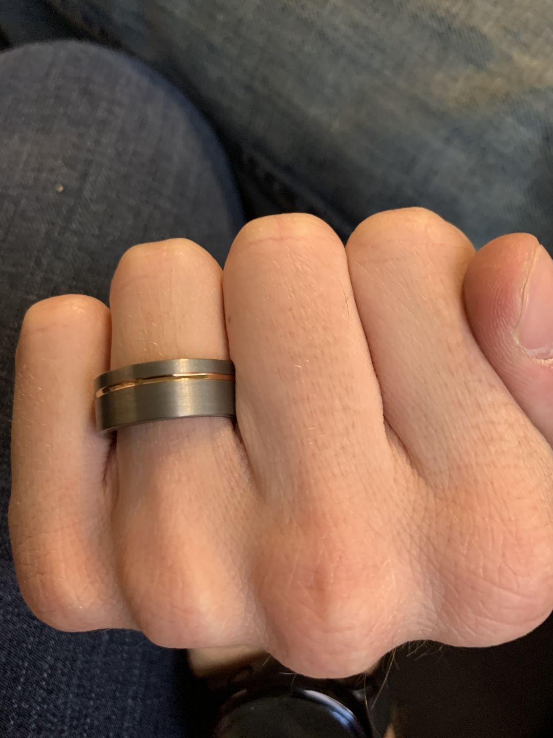 Customer photo review of Ironwood, Tungsten and Rose Gold