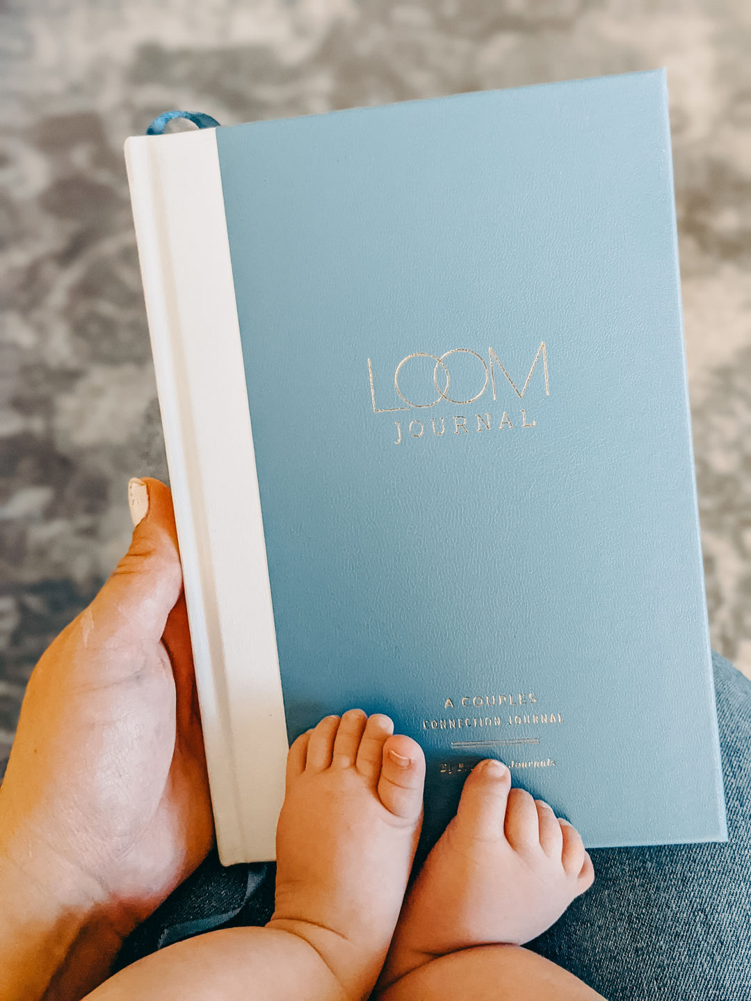 Customer photo review of Loom Couples - Dusty Blue