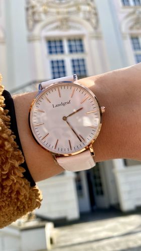 Customer photo review of Leder Armband Weiß