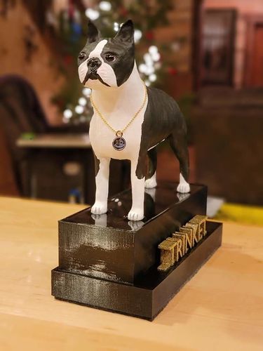 custom dog statue