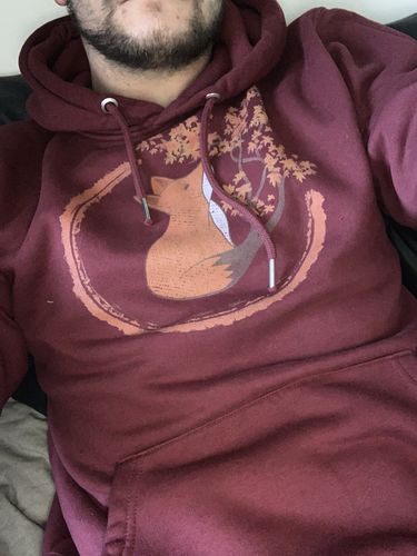 Customer photo review of HERBSTFUCHS - Bio Unisex Hoodie (PREMIUM)
