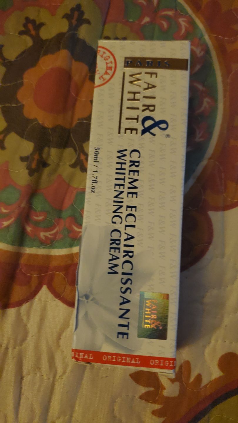 Customer photo review of Fair and White Original Whitening Cream 50 gm / 1.69 fl oz