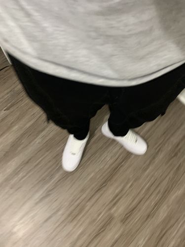 Customer photo review of Solid One Stripe Track Pants Black - Black (100-400)