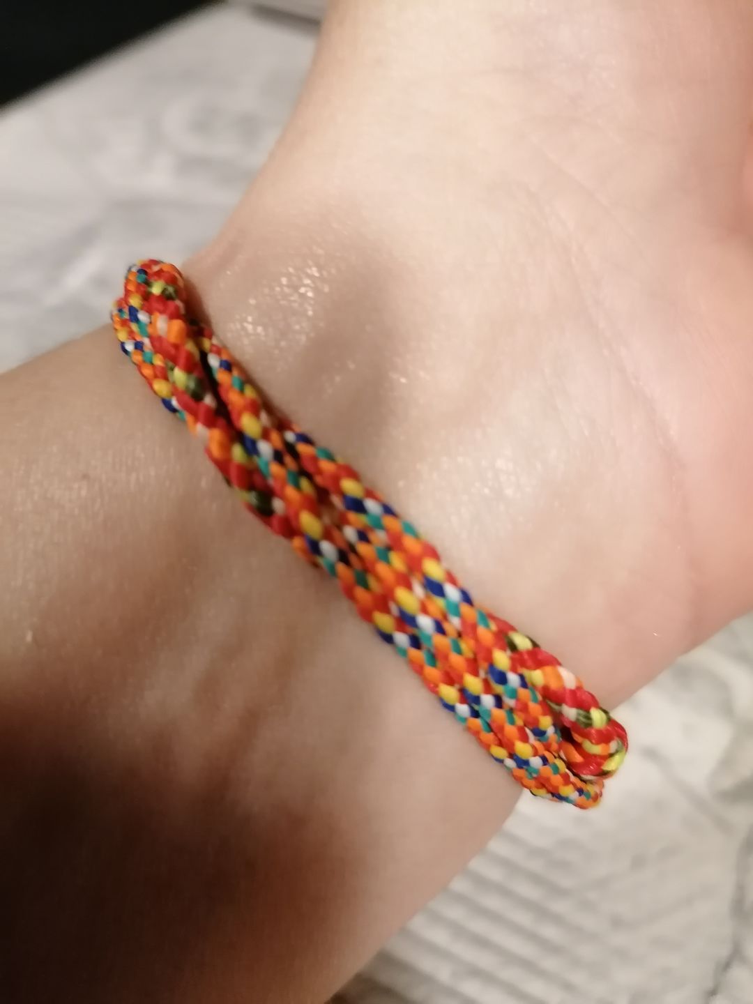 Customer photo review of Bracelet bouddhiste porte bonheur bénit par le Vénérable LP Sao.