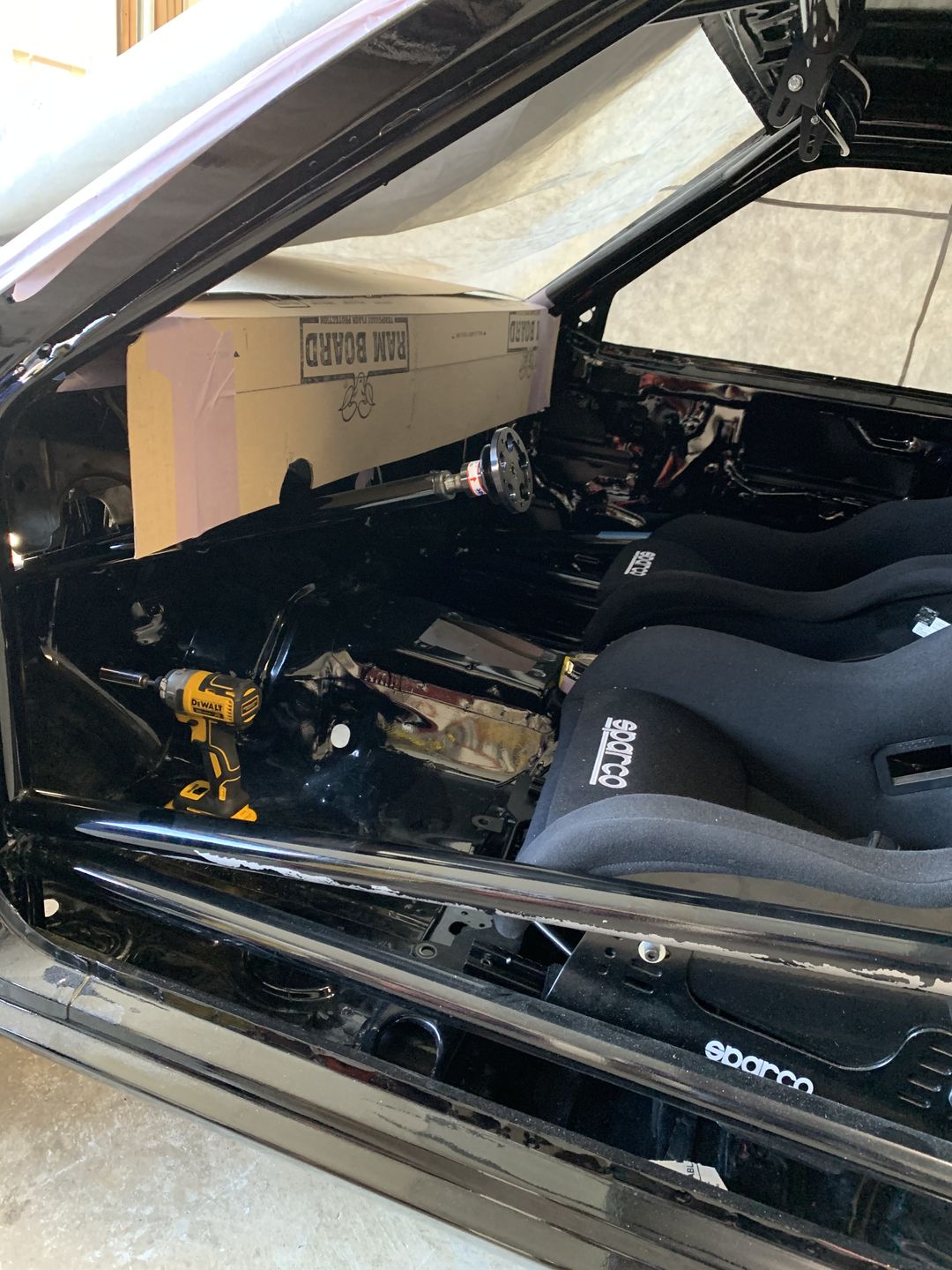 Customer photo review of Motion Raceworks 79-93 Ford Fox Body Mustang Chromoly Lightweight Steering Column