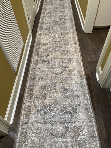 Customer photo review of Distressed Vintage Kendra Ash Area Rug