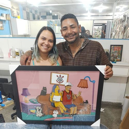 Customer photo review of RETRATO EM ARQUIVO DIGITAL FAMILIA AMARELA