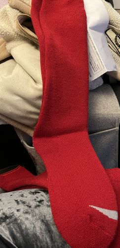 Customer photo review of J.B. Field's Icelandic "30 Below Over-the-Calf" Merino Wool Thermal Winter Socks