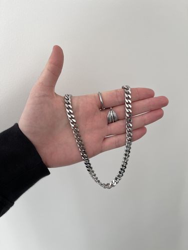 Customer photo review of Cuban Link (Silver)
