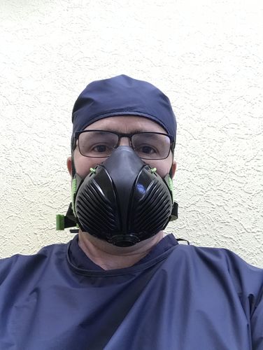Customer photo review of Stealth P3 Dust & Particle Protective Respirator Face Mask