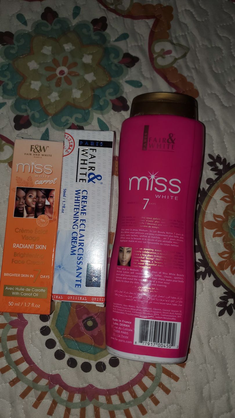 Customer photo review of Fair and White Miss White Carrot Brightening Face Cream 50ml / 1.7 fl oz