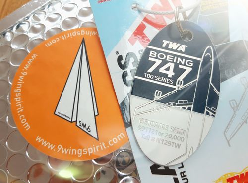 Customer photo review of BOEING 747-400 - TWA COMBO PLANETAG - N129TW - Rare & Sold Out