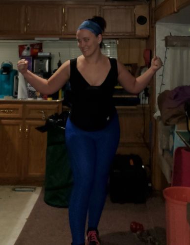 Customer photo review of Women's Heat Trapping Sweat Vest