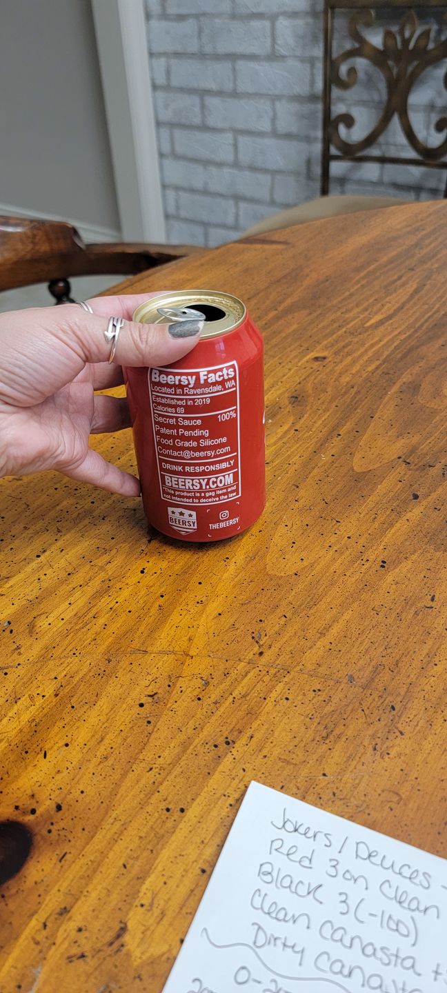 Customer photo review of “Loco Cola" Silicone Sleeve Hide a Beer (Beersy 2.0)