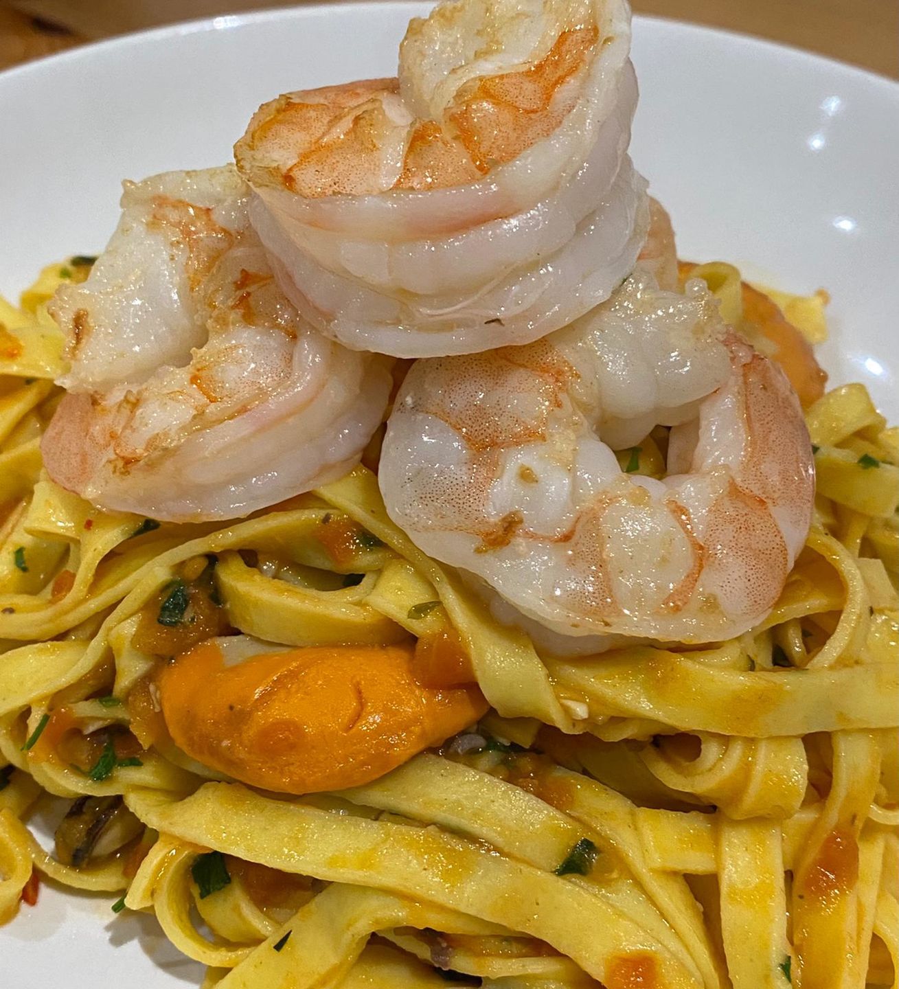 Customer photo review of King Prawns Peeled & Deviened IQF