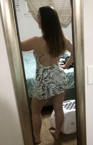 Customer photo review of Anne Cole - Swim Dress With Skirted Bottom