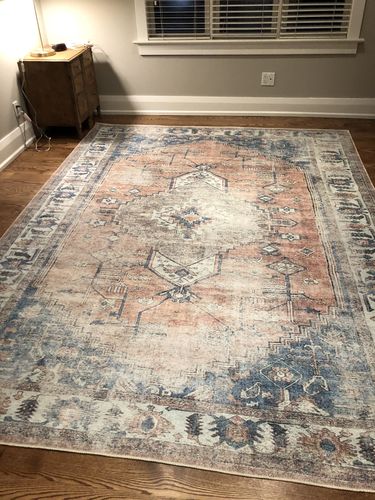 Customer photo review of Distressed Vintage Pissarro Terracotta Sky