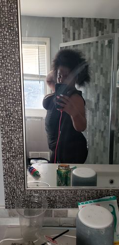 Customer photo review of Seamless Power Mesh Body Shaper