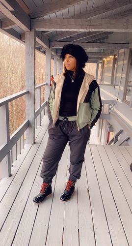 Customer photo review of Rebdolls "No Guidance" Wind Breaker Jacket