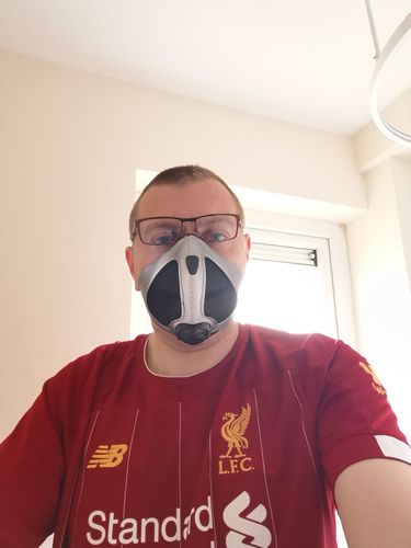 Customer photo review of Stealth Lite-Pro FFP3 Facemask [5PK]