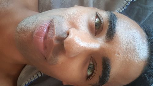 Customer photo review of Luna Green Contact Lenses(12 months wear)