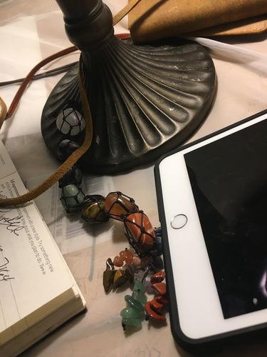 Customer photo review of The 7 Chakra Healing Reiki Stone Tassel