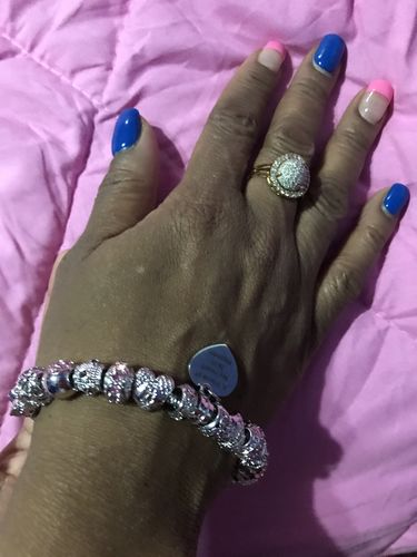 Customer photo review of Piece Of My Heart Bracelet