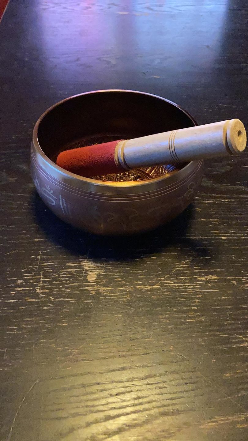 Customer photo review of Bols Tibétains 5 Bouddhas
