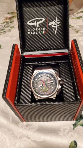 Customer photo review of Strat-3 - Black Titanium Swiss Sport Chrono Watch