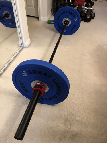 Customer photo review of Great Lakes Girya Polyurethane Bumper Plates (PAIRS)