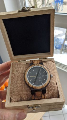 Customer photo review of Sternschnuppe (Zebraholz/Ebenholz)
