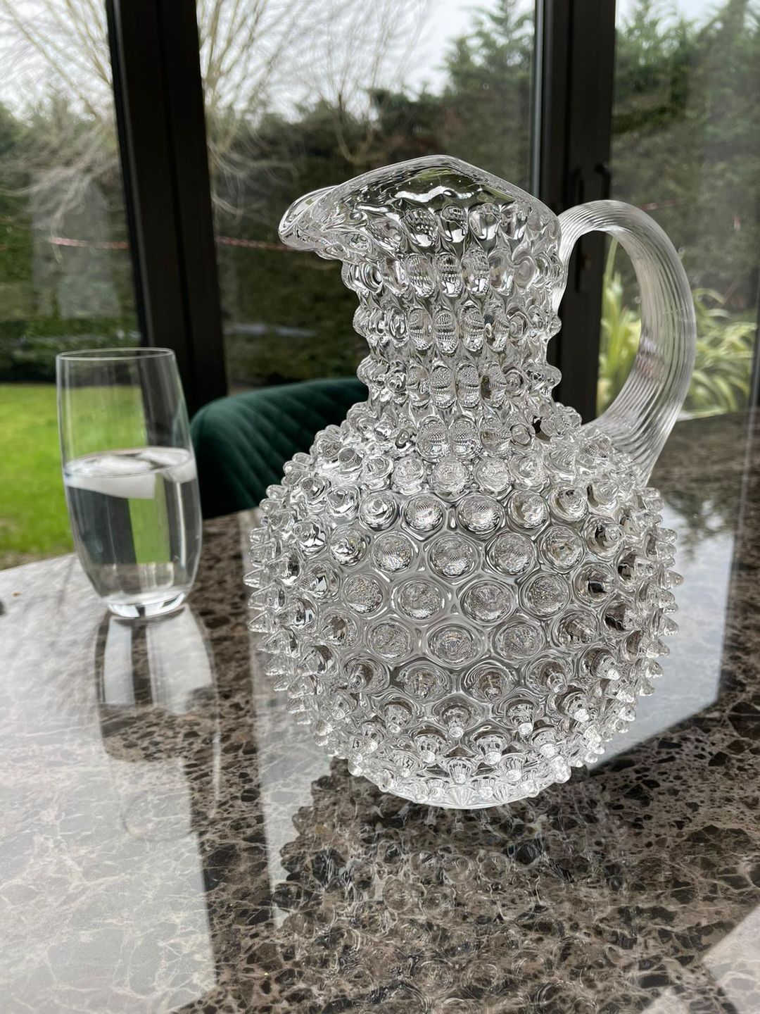 Customer photo review of Crystal Hobnail Jug