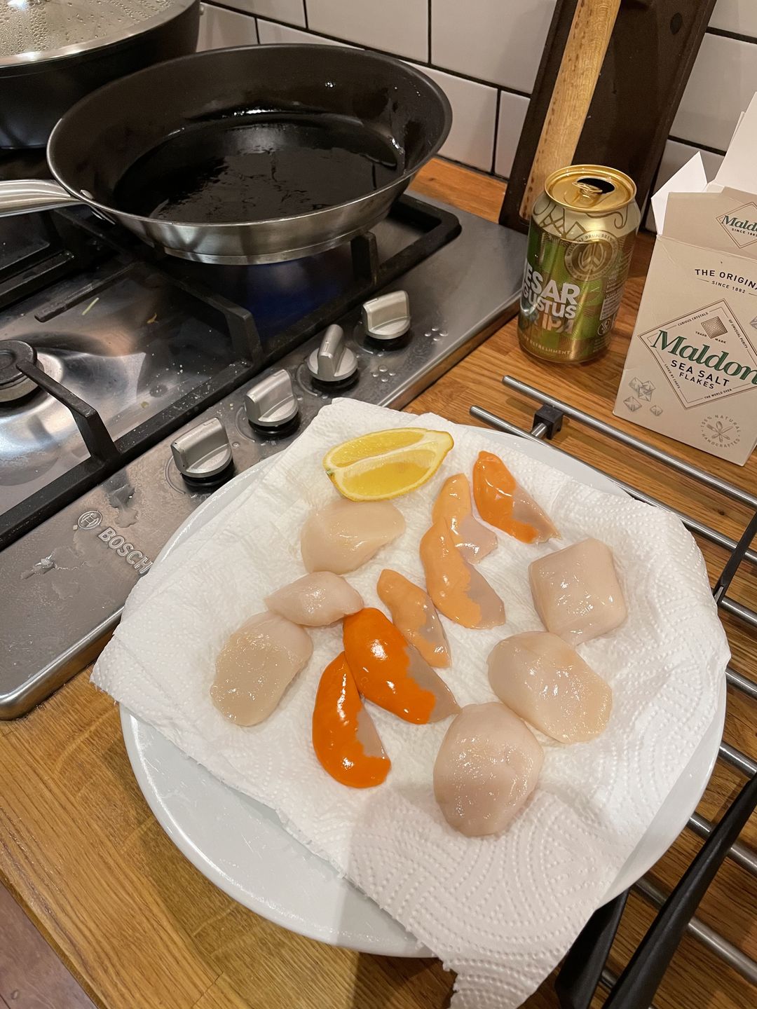 Customer photo review of Fresh King Scallops